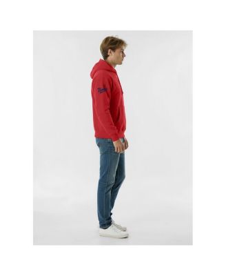 Men's Red Minnesota Twins Reverse Weave Chenille Hoodie