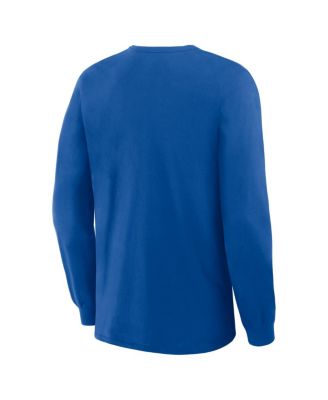 Men's Royal Chicago Cubs Lock-Up Legacy Long Sleeve T-Shirt
