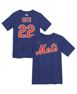Preschool Juan Soto Royal New York Mets Name & Number T-Shirt
