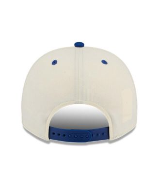 Men's Cream/Royal Duke Blue Devils March Madness Historic Collection 9FIFTY A-Frame Snapback Hat