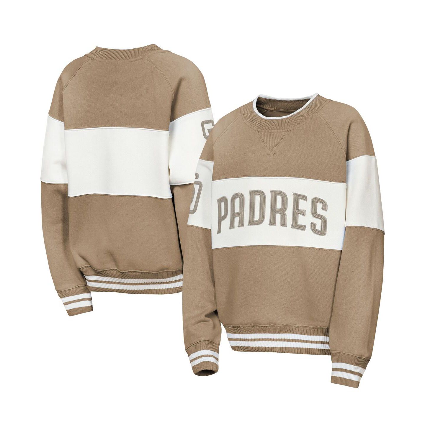 Детская толстовка Outerstuff Brown San Diego Padres Ultimate Pastels On Base — фото 1