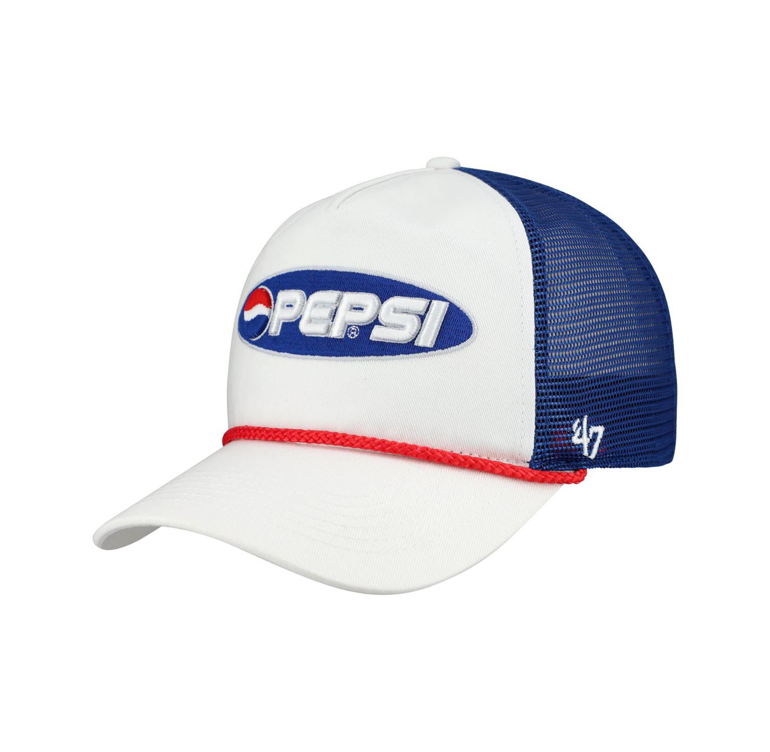 Men's White Jeff Gordon Mesh Rope Adjustable Hat