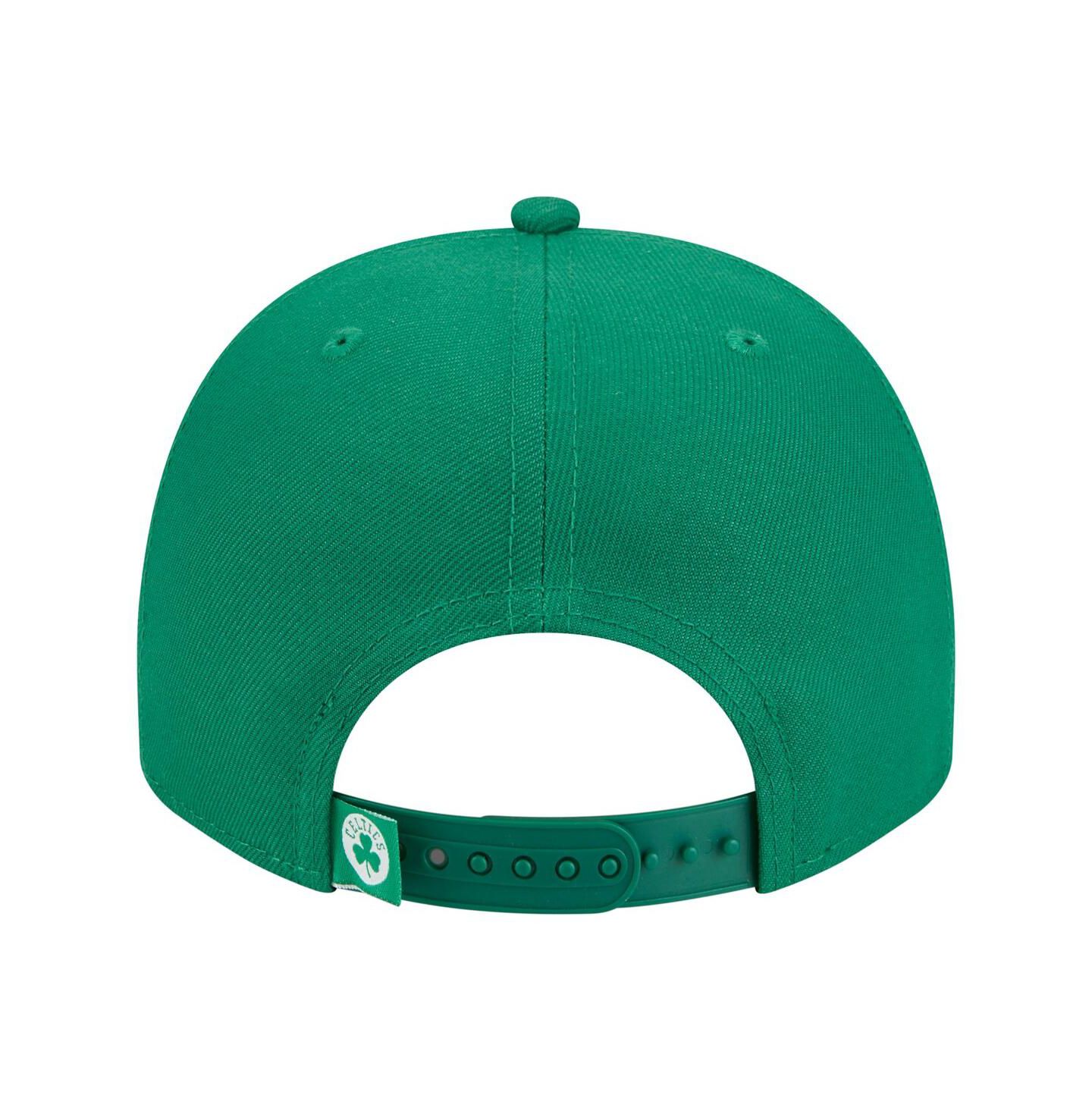 Мужская кепка New Era Kelly Green Boston Celtics Injection Cartoon Logo A-Frame 9FIFTY Adjustable Hat — фото 2