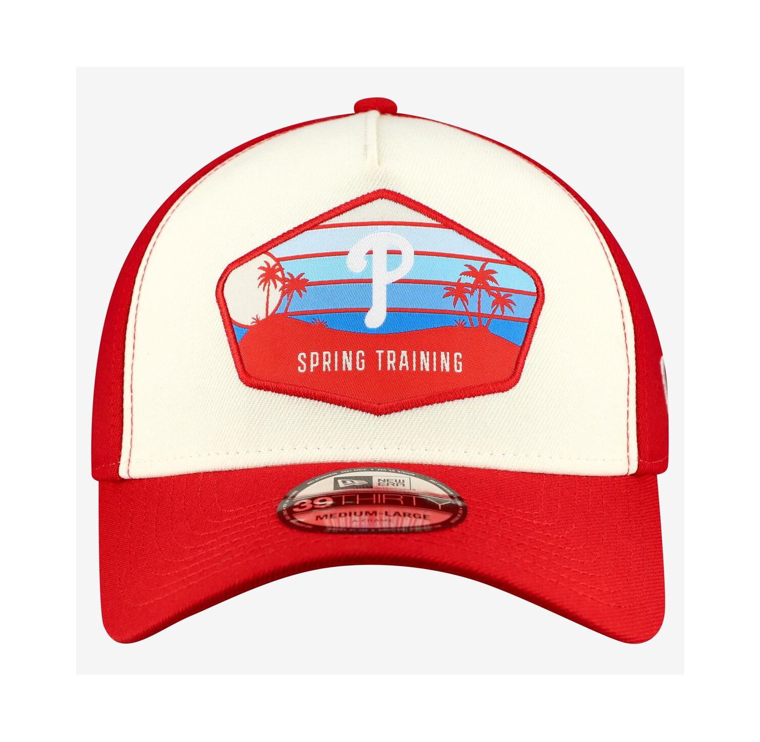 Men's Stone Philadelphia Phillies 2026 Spring Training Fan Pack Gradient 39THIRTY Flex Hat