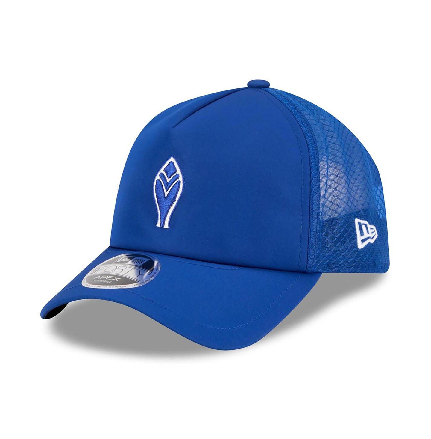 Мужская кепка New Era Royal Atlanta Braves 2026 Batting Practice Alternate Apex 9FORTY Adjustable Hat — фото 1