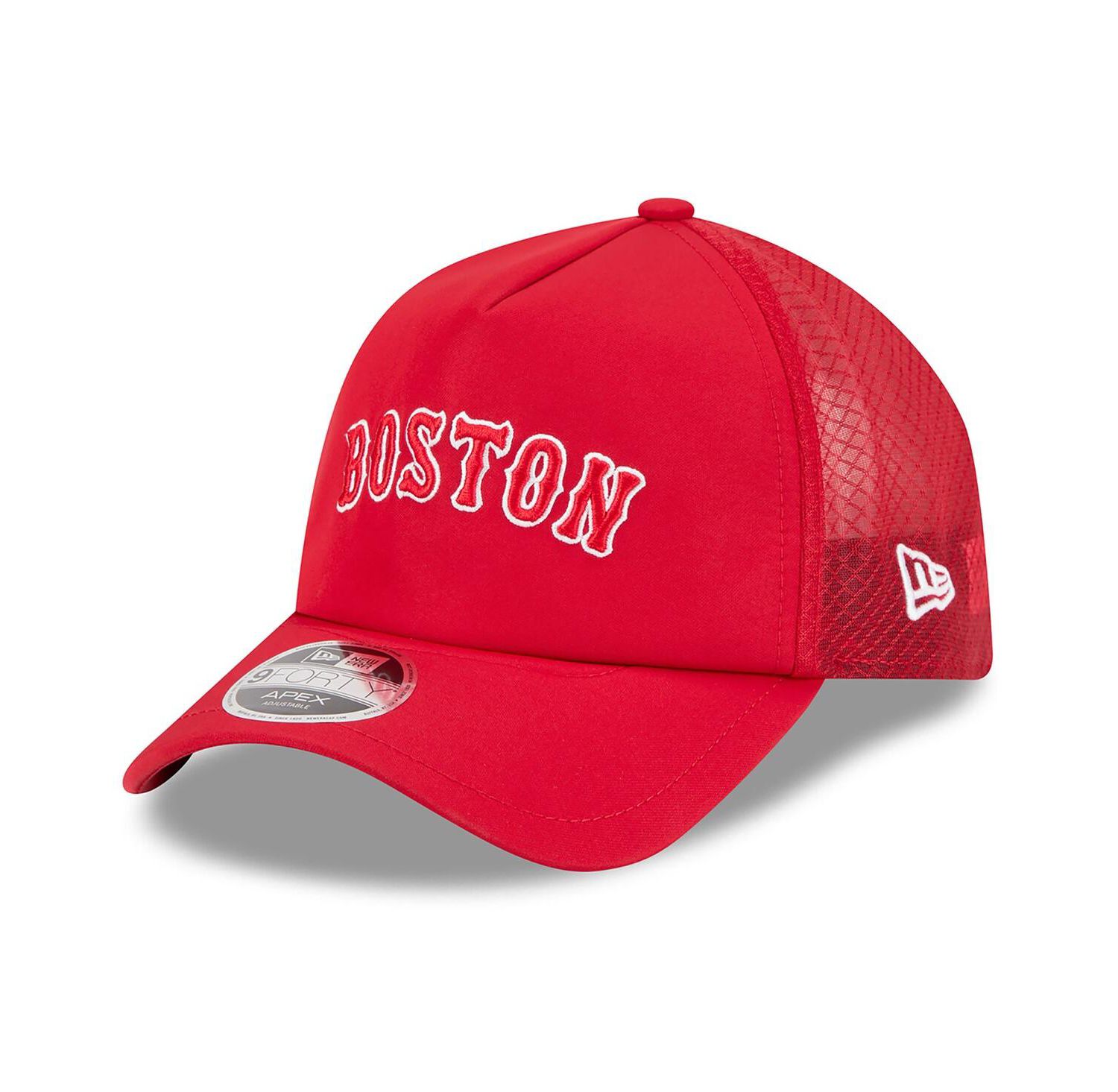 Men's Red Boston Red Sox 2026 Batting Practice Alternate Apex 9FORTY Adjustable Hat