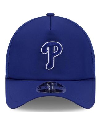 Men's Royal Philadelphia Phillies 2026 Batting Practice Apex 9FORTY Adjustable Trucker Hat