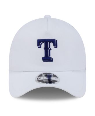 Men's White Texas Rangers 2026 Batting Practice Apex 9FORTY Adjustable Trucker Hat