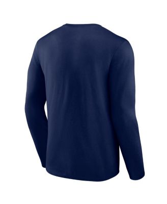 Men's Navy New York Yankees Heart Soul Long Sleeve T-Shirt