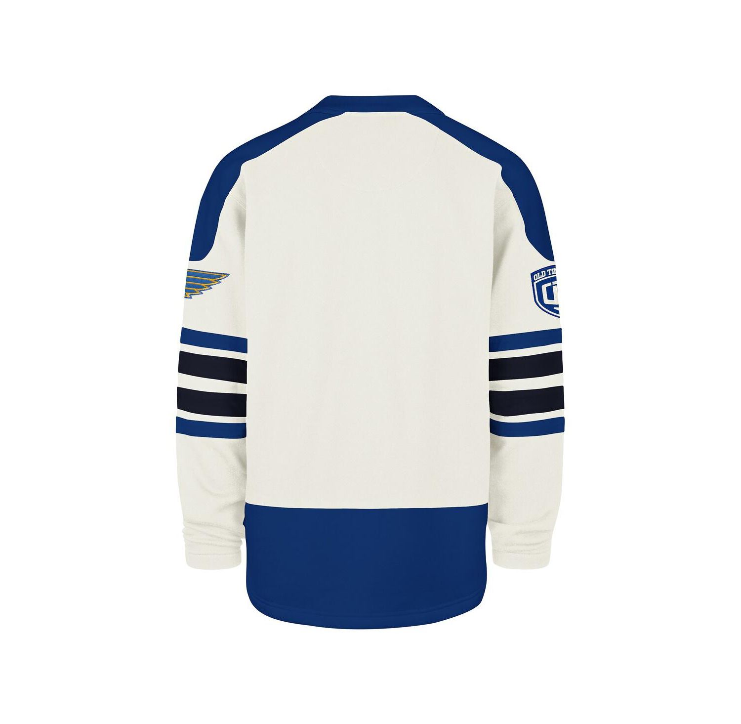 Men's Cream St. Louis Blues Pond Hockey Trio Eternal Lacer Sweatshirt