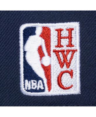 Men's Navy Golden State Warriors Hardwood Classics Legendary Away Pro-Pinch Adjustable Hat