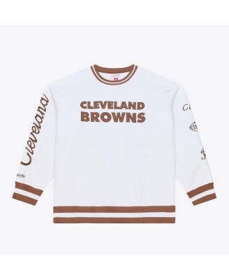 Men's White Cleveland Browns Arctic Fleece Sweatshirt