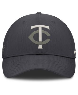 Men's Anthracite Minnesota Twins Club Dri-FIT Adjustable Hat