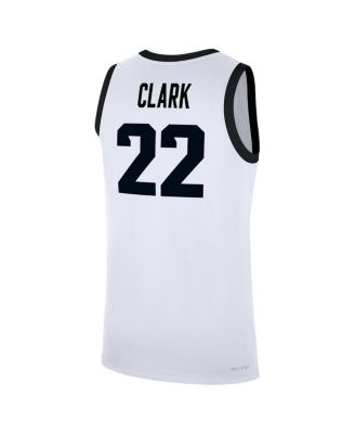 Men's Caitlin Clark White Iowa Hawkeyes Home Women's Basketball Replica Jersey