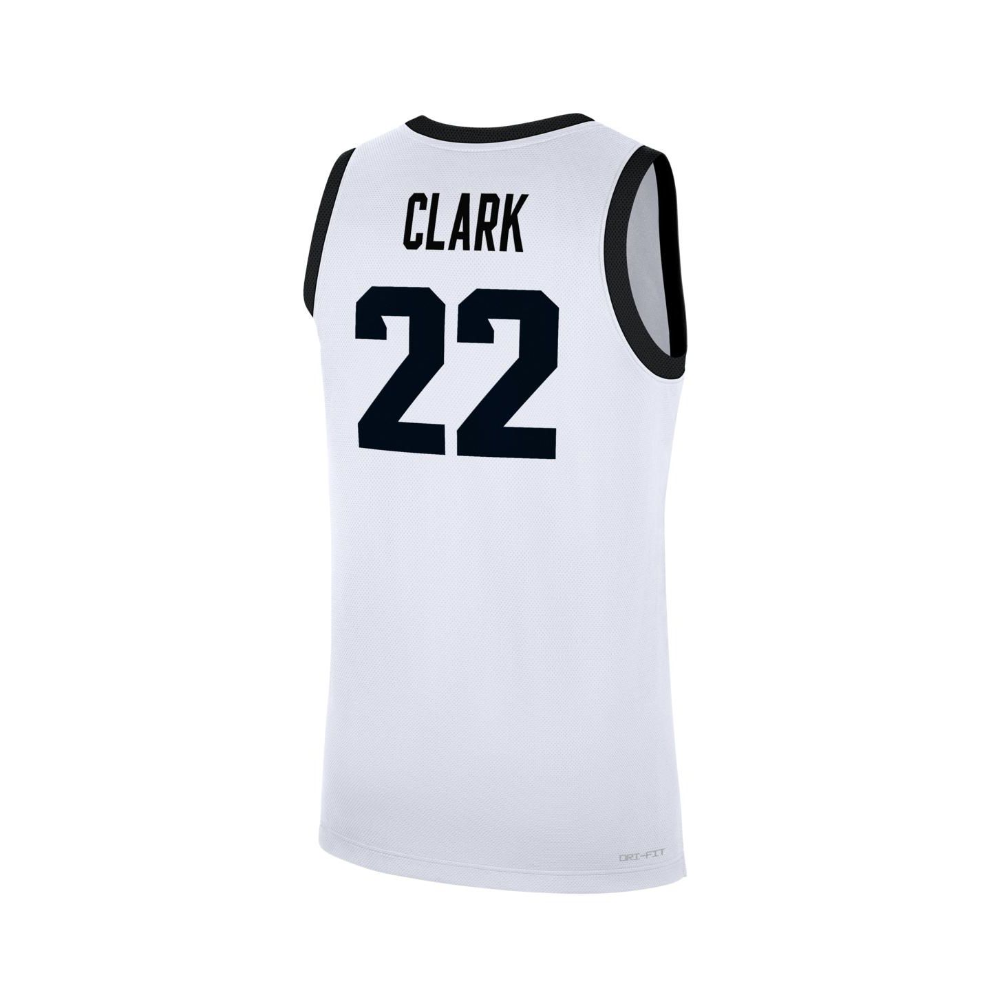 Мужской топ Nike Caitlin Clark White Iowa Hawkeyes Home Basketball Replica Jersey — фото 2
