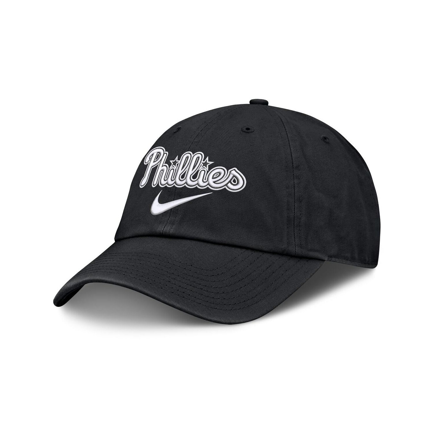 Men's Black Philadelphia Phillies Primetime Club Adjustable Hat