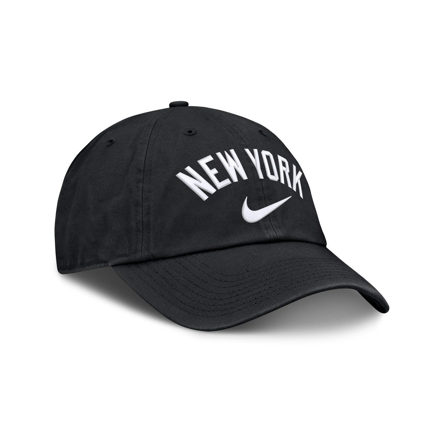 Men's Black New York Yankees Primetime Club Adjustable Hat