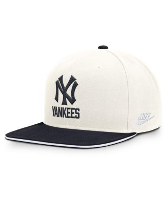 Men's Cream/Navy New York Yankees Cooperstown Pro Dri-FIT Snapback Hat