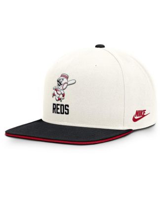 Men's Cream/Black Cincinnati Reds Cooperstown Pro Dri-FIT Snapback Hat