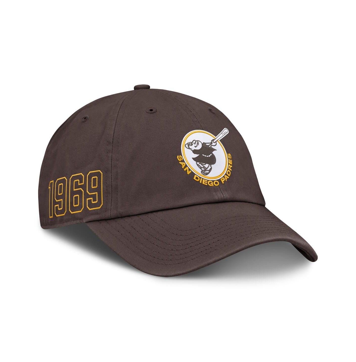 Мужская кепка Nike Brown San Diego Padres Cooperstown Club Adjustable Hat — фото 1