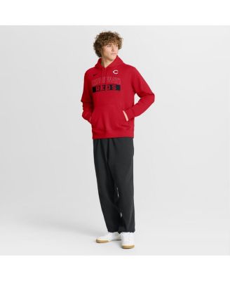 Men's Red Cincinnati Reds Primetime Club Hoodie