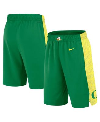 Men's Green Oregon Ducks Road Replica Basketball Shorts