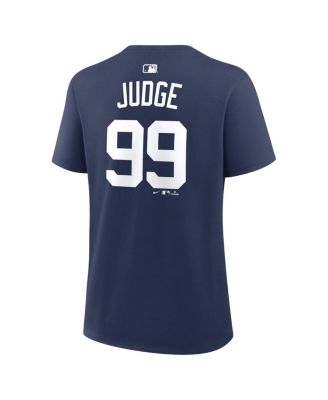 Women's Aaron Judge Navy New York Yankees Name & Number T-Shirt