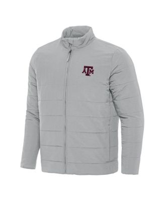 Men's Gray Texas A&M Aggies Swelter Full-Zip Puffer Jacket