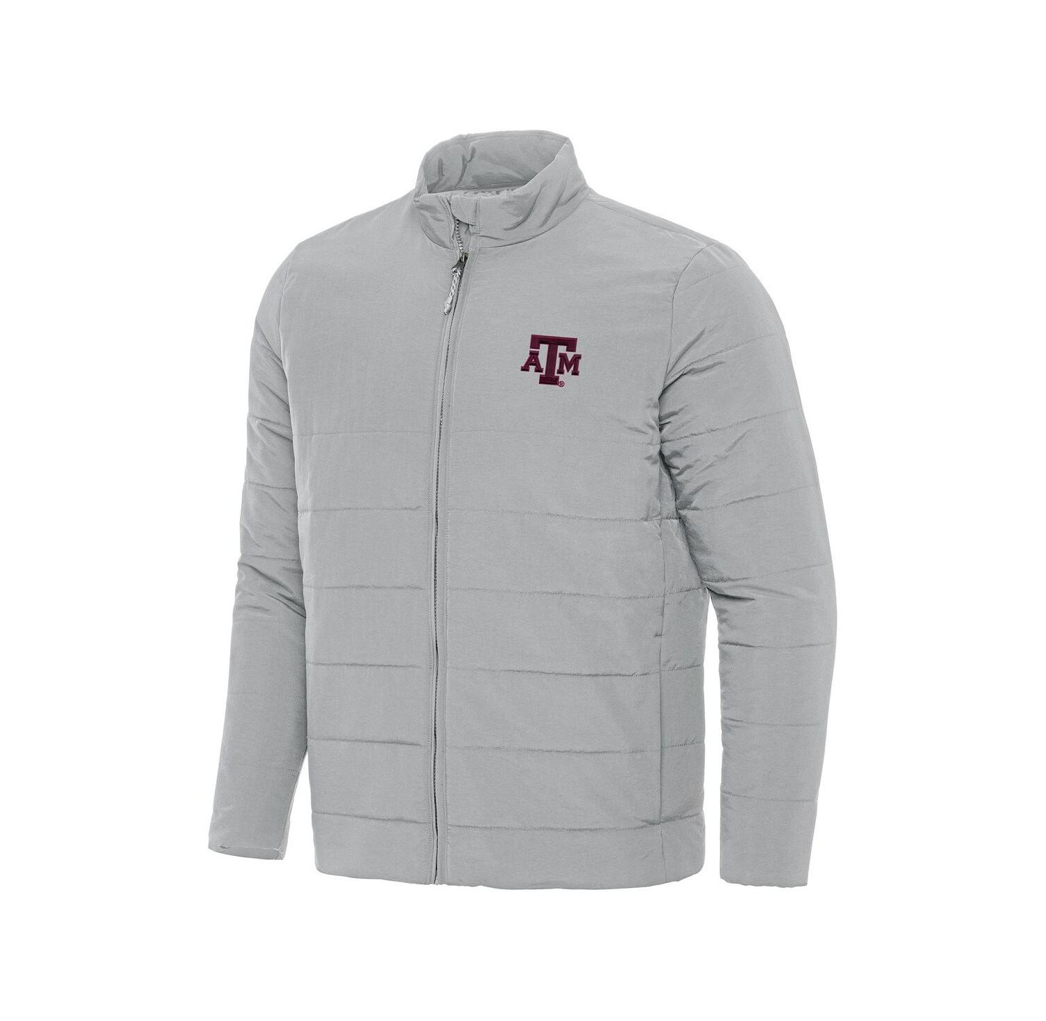 Men's Gray Texas A&M Aggies Swelter Full-Zip Puffer Jacket