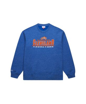 Men's Royal Cleveland Cavaliers Throw It Back Fleece Sweatshirt
