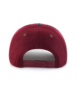 Men's and Women's Garnet Florida State Seminoles Windowpane Plaid Collection Hitch Adjustable Hat