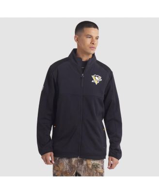 Men's Black Pittsburgh Penguins Authentic Pro Rink Full-Zip Jacket