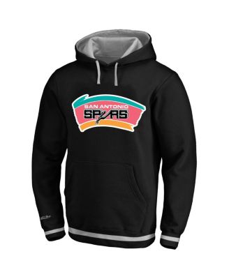 Men's Black San Antonio Spurs Big Tall Hardwood Classics Hoodie
