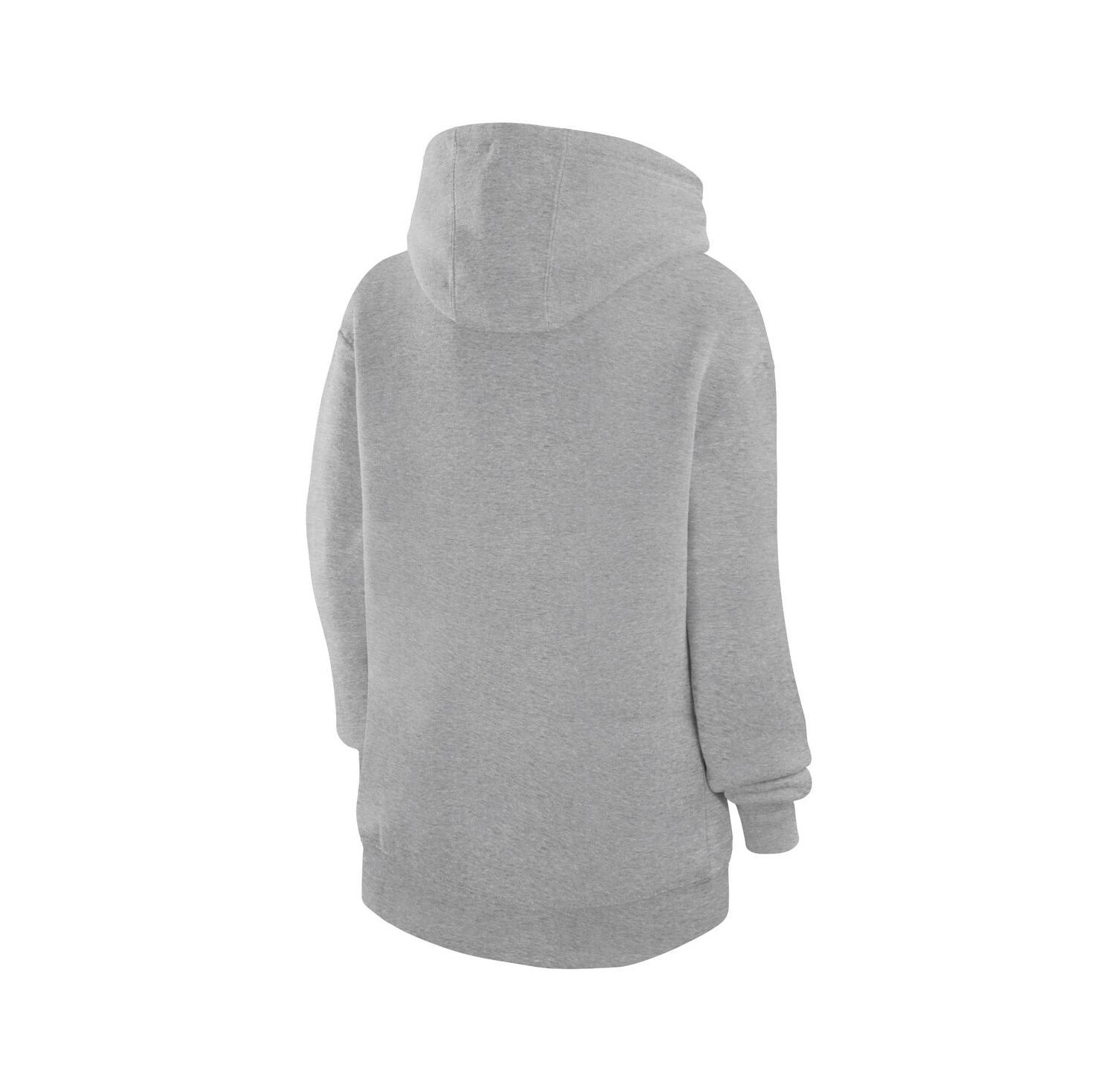 Women's Heather Gray New York Islanders City Graphic Fleece Pullover Hoodie