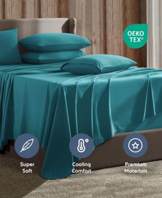 Extra Deep Pocket Microfiber 6-Pc. Sheet Set, King