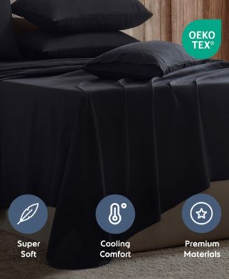 Extra Deep Pocket Microfiber 6-Pc. Sheet Set, Full