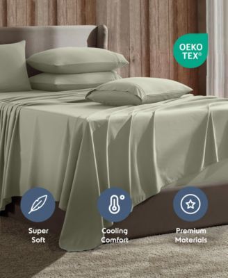 Extra Deep Pocket Microfiber 6-Pc. Sheet Set, Full