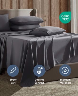 Extra Deep Pocket Microfiber 4-Pc. Sheet Set, Twin