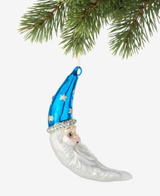 Celestial Gems Moon Ornament