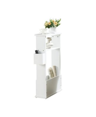 Kings Brand Small Wood Storage Shelf & Magazine Rack Side Table