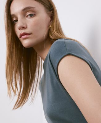 Women's Draped Detail Midi-Dress