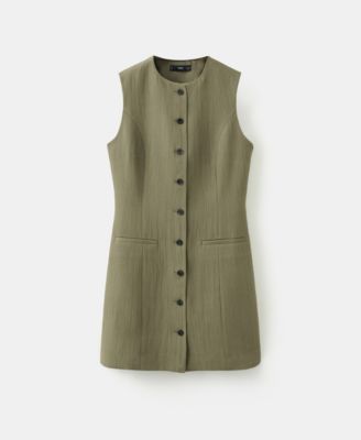 Women's Short Buttoned Dress