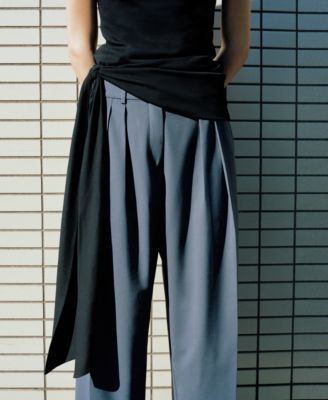 Women's Straight Wool Suit Pants