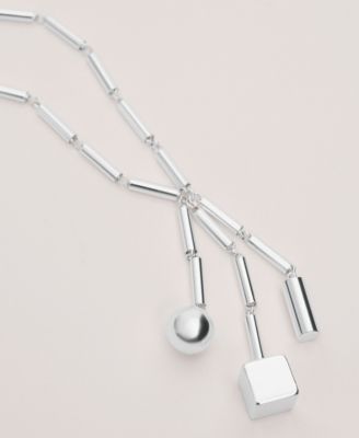 Women's Metal Pieces Pendant Necklace