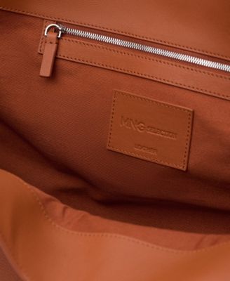 Women's Leather Maxi Shopper Bag