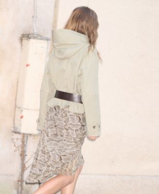 Women's Animal-Print Midi-Skirt