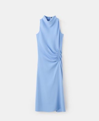 Women's Ruched Midi Dress