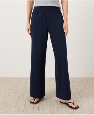 Women's Easy Drape Mid-Rise Organic Cotton Pant