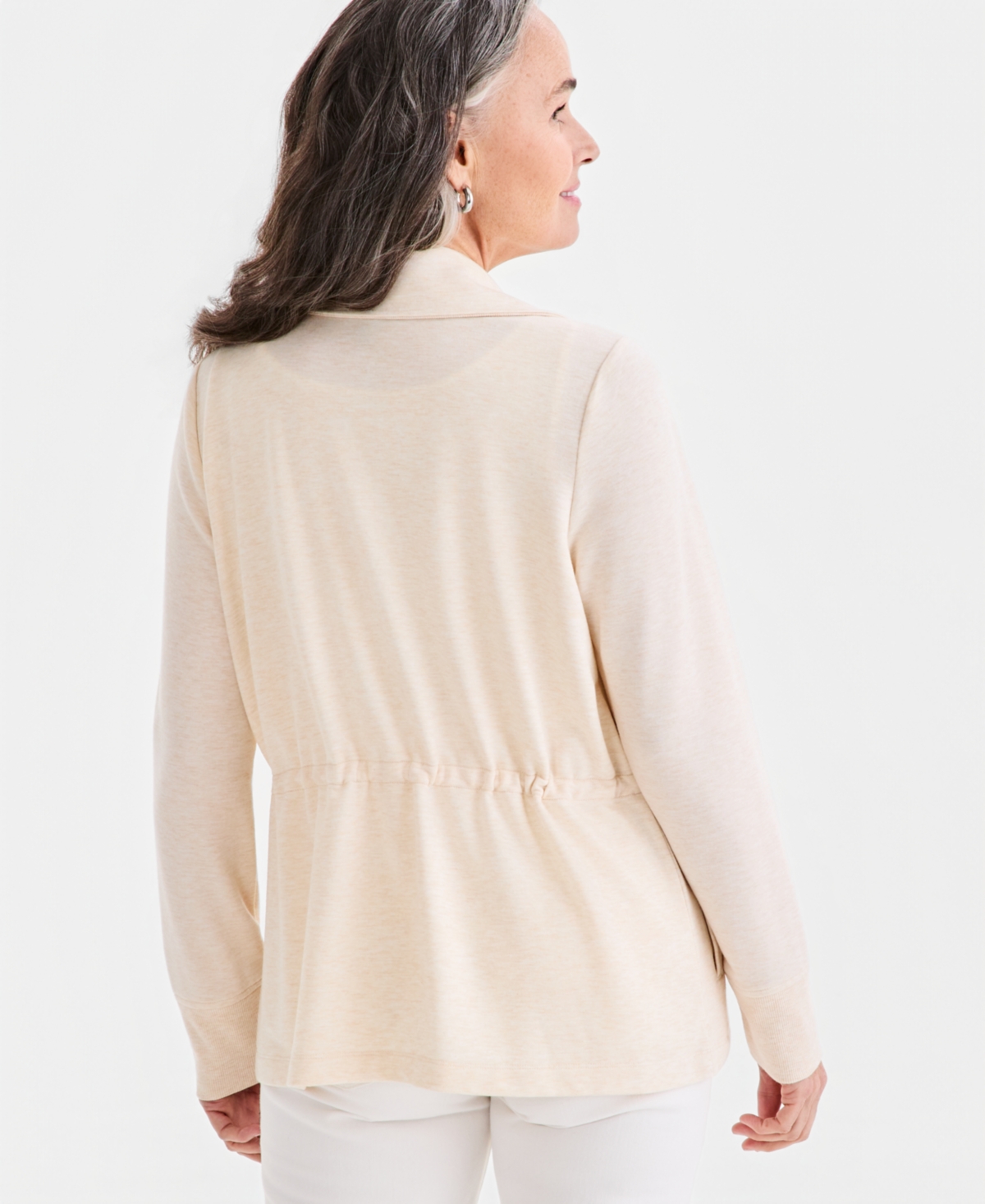 Style & Co Women's Luxsoft French Terry Zip Jacket, Macy's Exclusive
