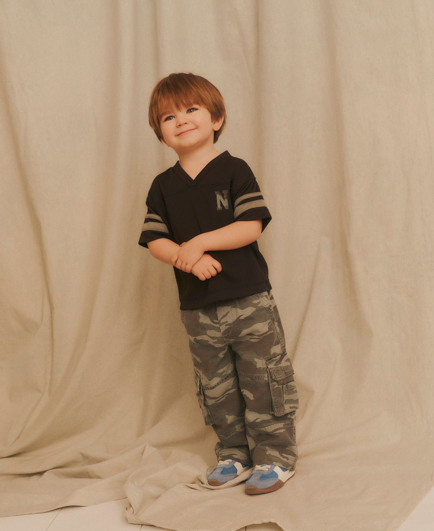 Брюки abercrombie kids Ultra Baggy Cargo Pants для мальчиков-малышей, цвет: Серый — фото 5